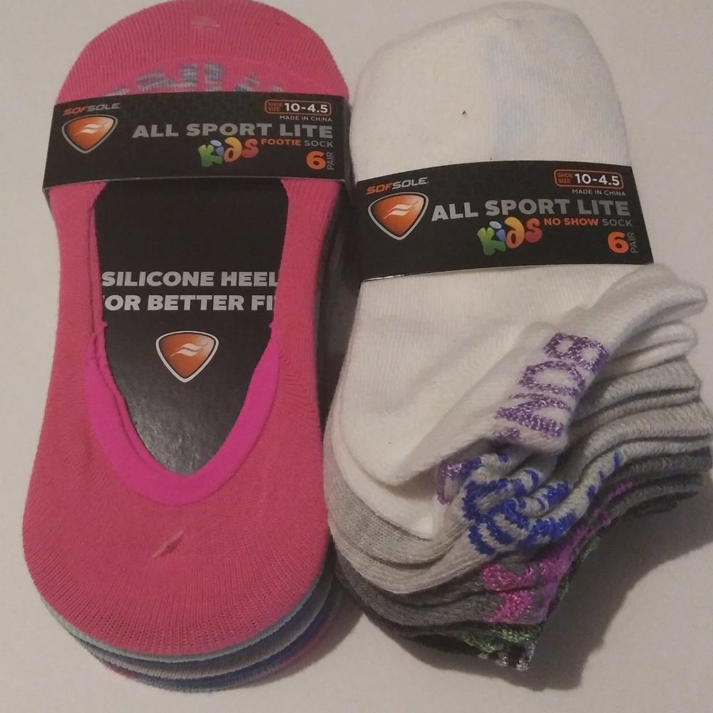 12 Pairs Girls Socks